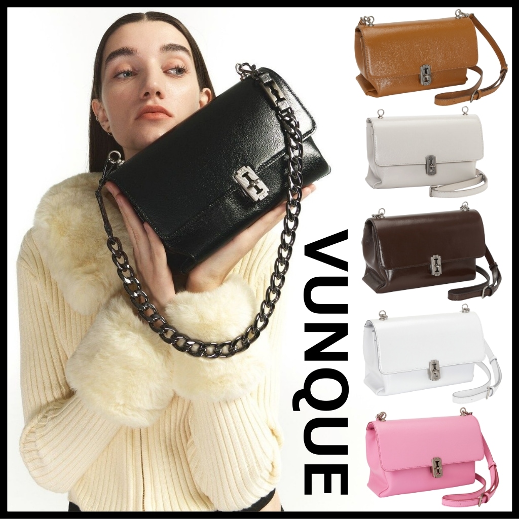 【VUNQUE】 Baguette Shoulder S 天然牛革 ショルダーバッグ 本革バッグ 本牛革 ショルダーバッグ 韓国 vunque バッグ