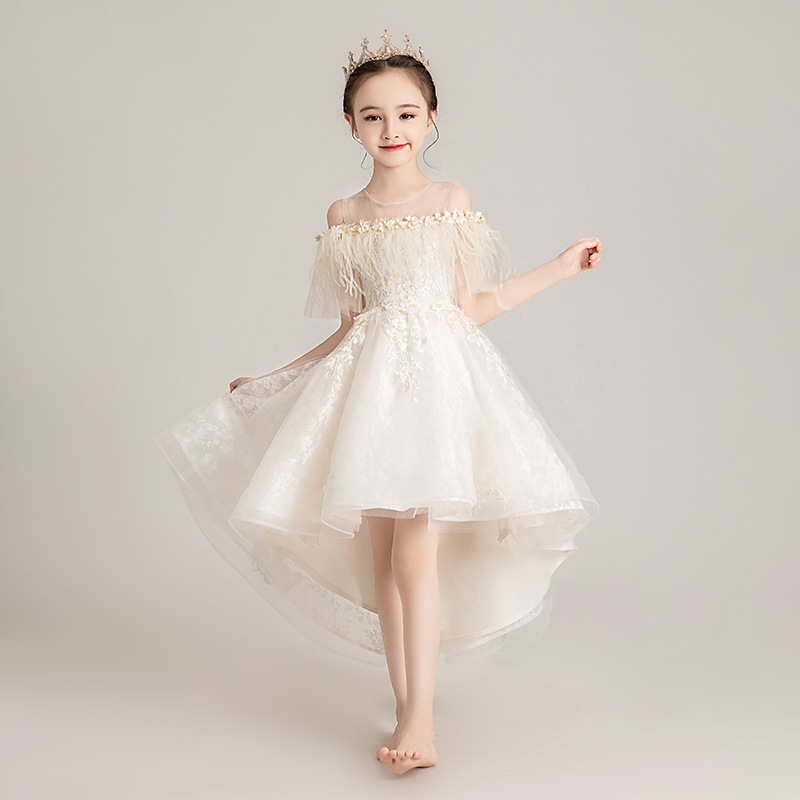 女の子のプリンセスドレスパペンスパペットチルドドレスショードレスリトルドレスリトルガールウェディングドレスフラワーガールパフォーマンス服秋 4,936円