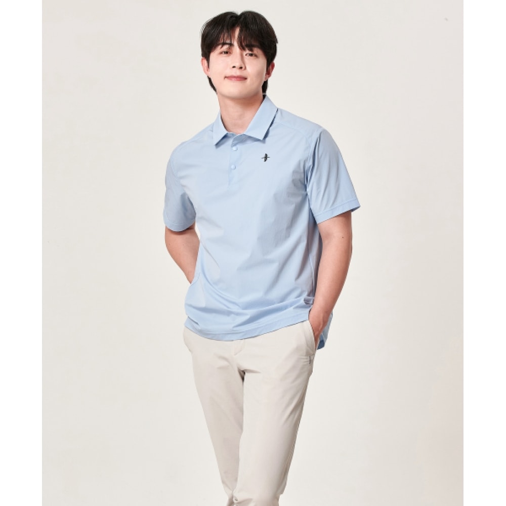 BILTMORE メンズゴルフアイスフレッシュショートスリーブカラー T シャツ