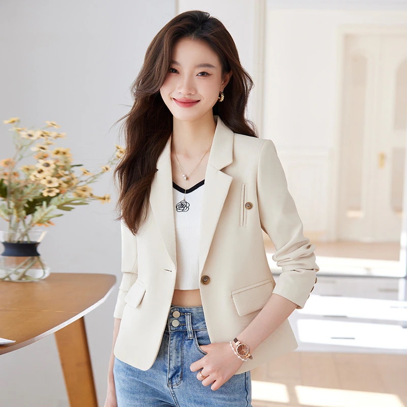 気質アウター レディース 秋 小柄 高級感 春秋 新作 スーツアウター アウターレディース トップス