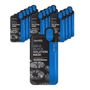 アクアブラックソリューションマスクパック23ml15枚