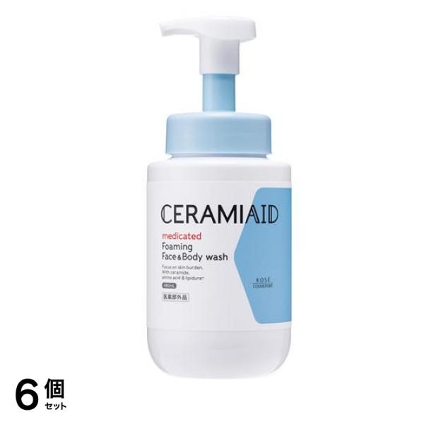 セラミエイド 薬用フェイス&ボディウォッシュ 本体ポンプ 480mL 6個セット