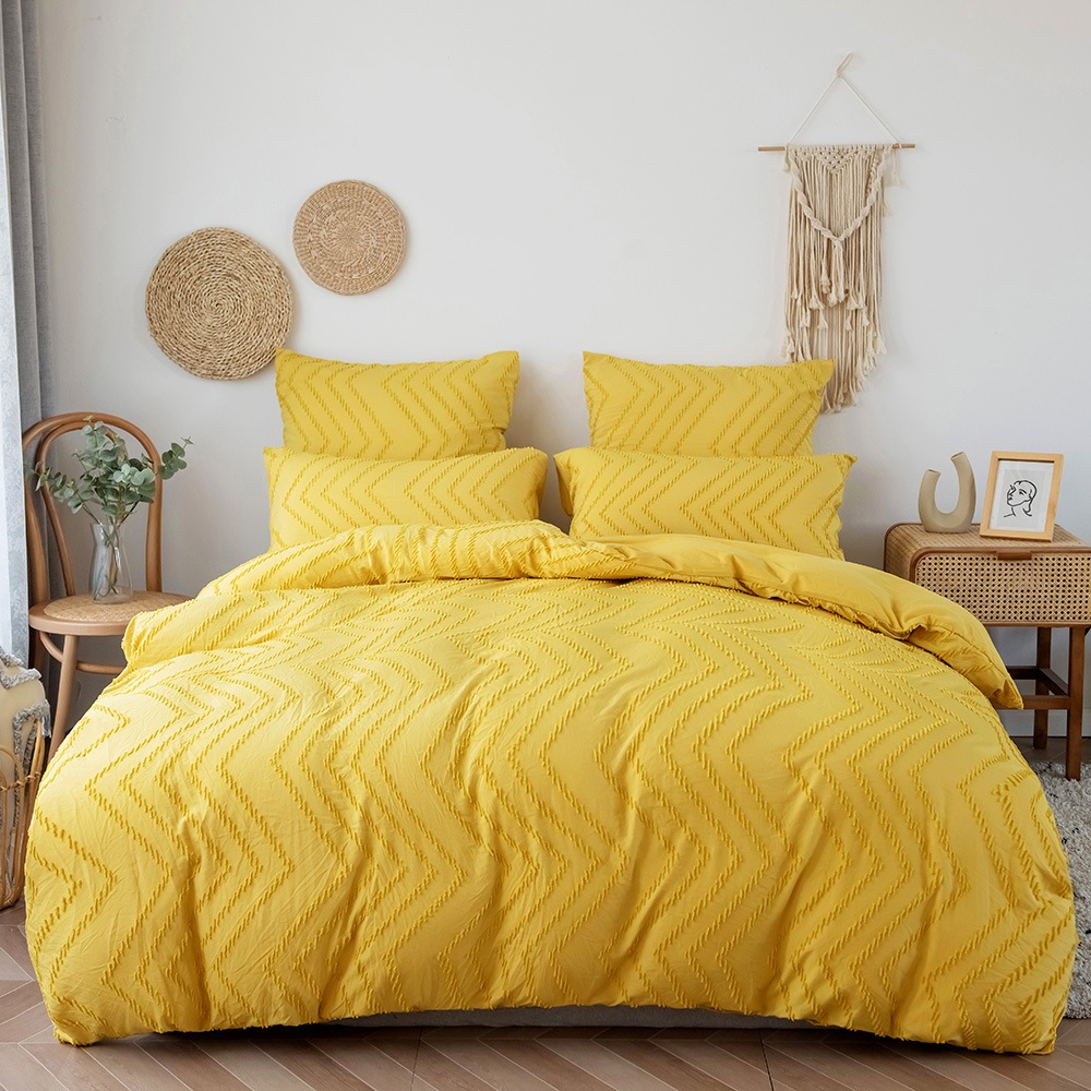 Qoo10] 寝具寝具ピュアカラーカットフラワーウェー : 日用品雑貨
