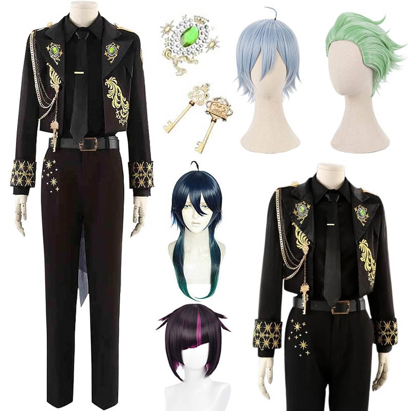 ツイステッドワンダーランド ツイステ ディアソムニア寮 リリア シルバー セベク マレウス コスプレ 衣装 ウィッグ 追加可能 寮服 5周年 新衣装 5th 仮装 イベント コスチューム ハロウィン