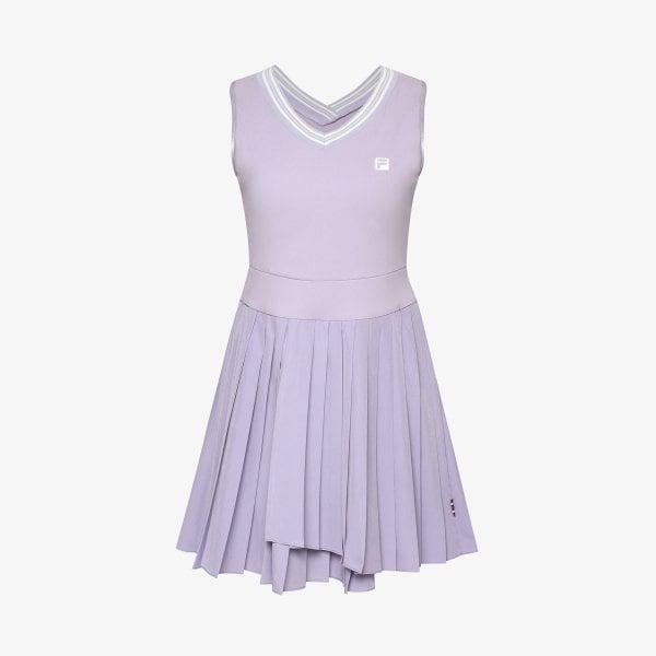 [FILA] 素材ミックスプリーツワンピース (FS253OP11F001_586)