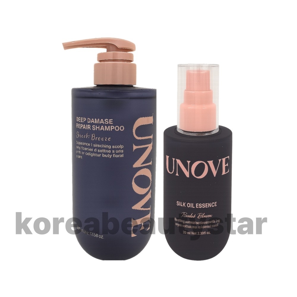 [2種セット]ディープダメージリペアシャンプー 500g+シルクヘアオイルエッセンス 70ml