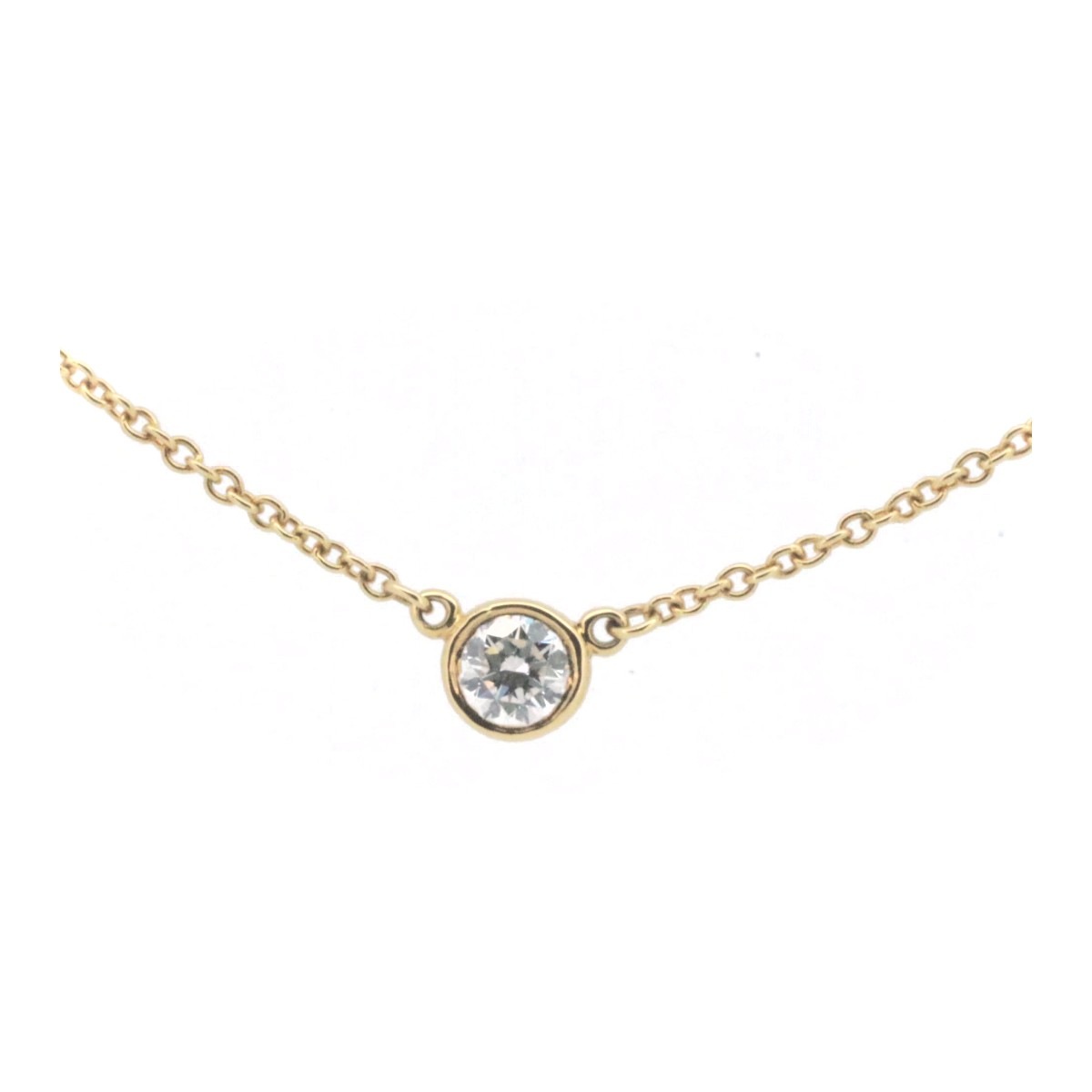 バイ ザ ヤード ダイヤモンド ネックレス K18YG(18金 イエローゴールド) 質屋出品