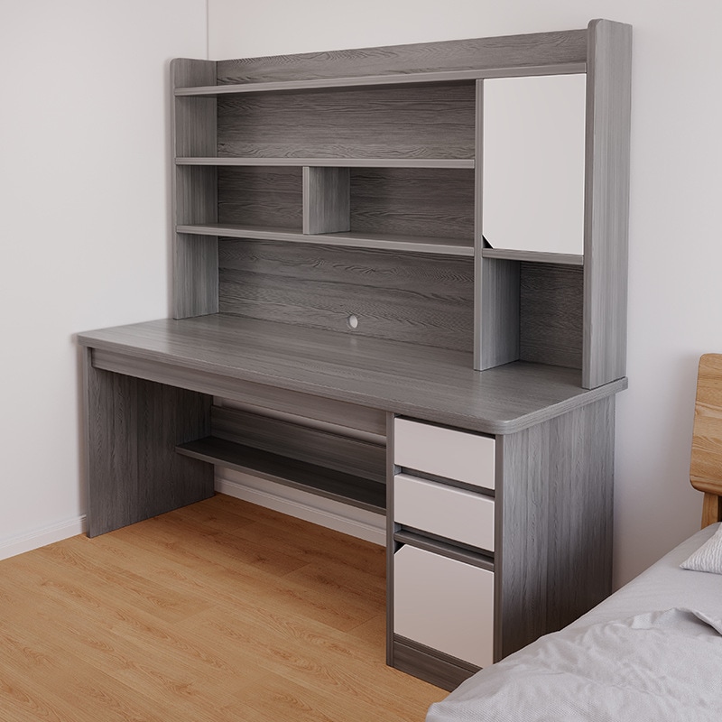 デスク本棚統合デスク学生ベッドルームホームコンピューターデスクシンプルなライティングデスクレンタルハウスシンプルモダンテーブル