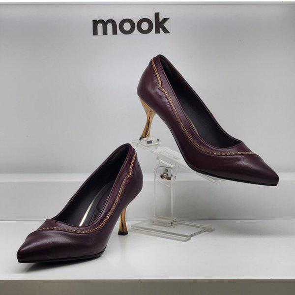 女性ウェーブストーンストラップポイントパンプス322162 QH HPGD1SD