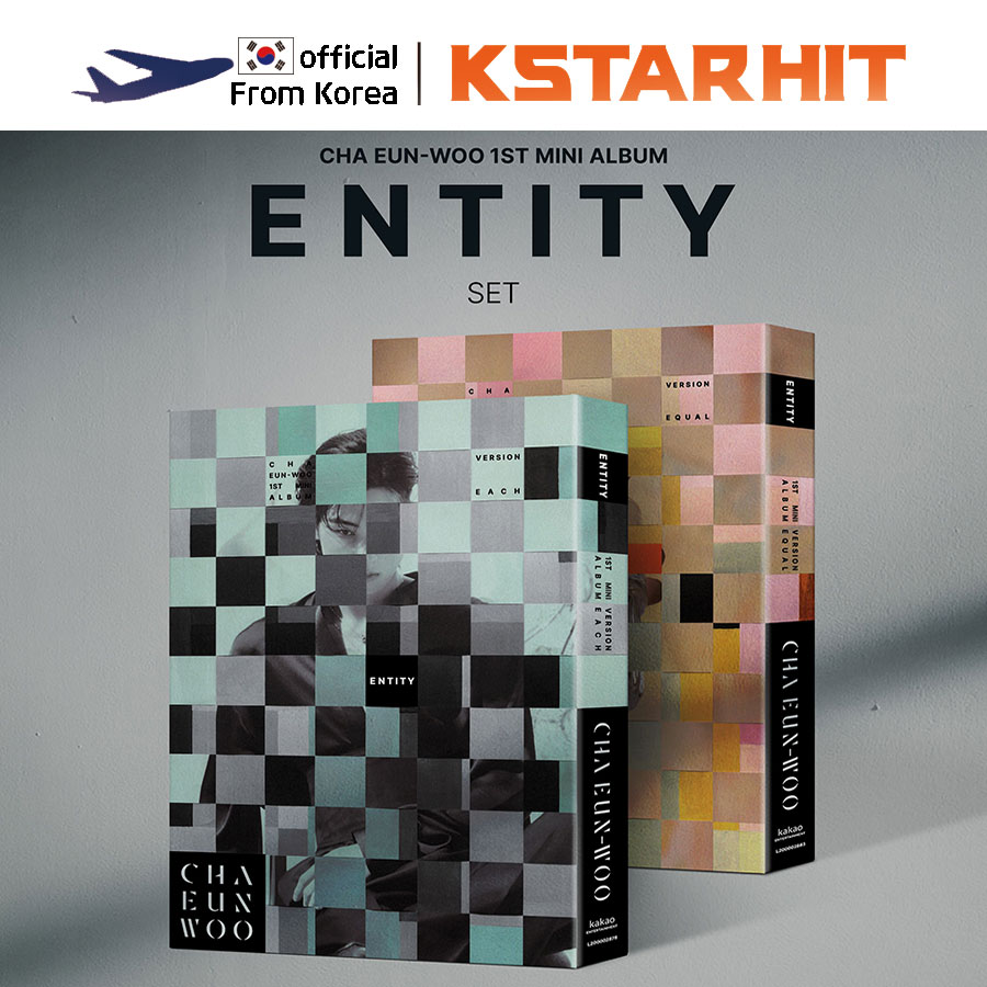 (2種セット) CHA EUN WOO (ASTRO) - ENTITY (1stミニアルバム)