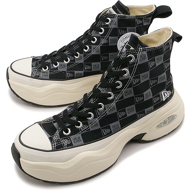 スニーカー オールスターアール サージトレーナー ハイカット ニューエラ [31312420] メンズ・レディース 靴 シューズ 厚底 NEWERA コラボ BLACK