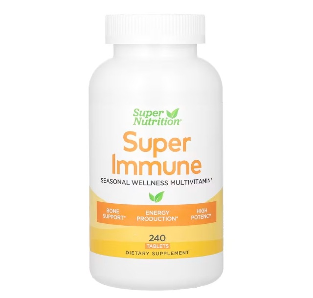 Super Immune, Immune-Strengthening グルタチオンを含むマルチビタミン240錠です