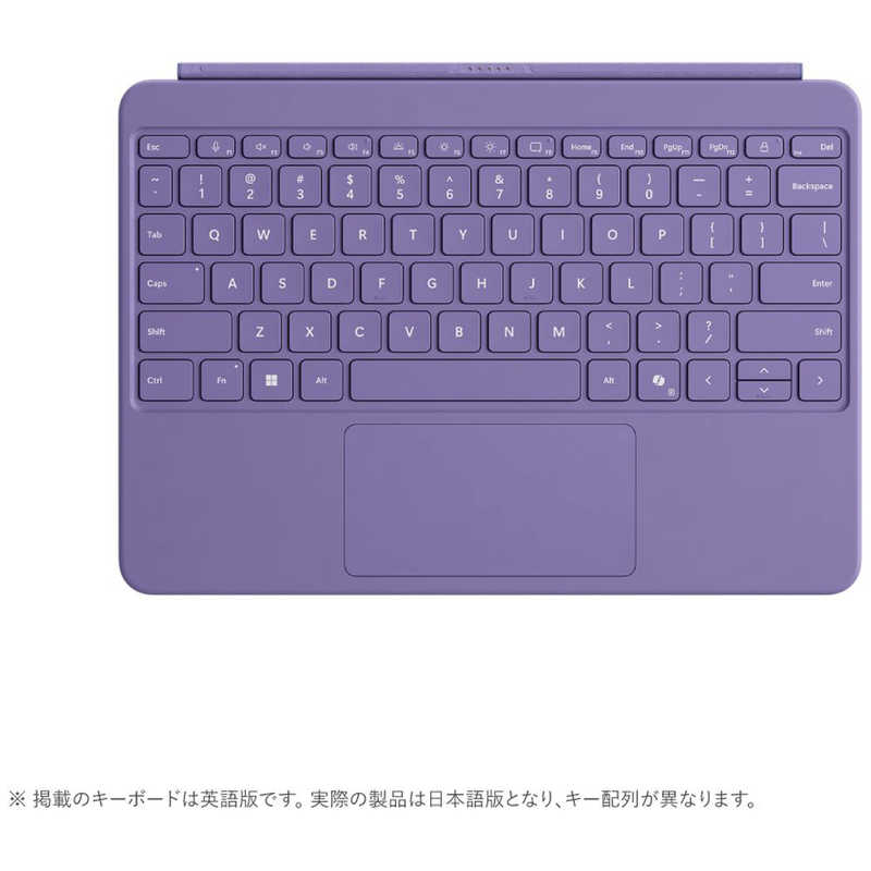 マイクロソフト　Microsoft　（純正）Surface Pro 12 インチ キーボード バイオレット　EP2-32726