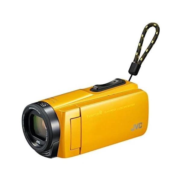 【中古】JVCKENWOOD JVC ビデオカメラ Everio R 防水 防塵 32GB マスタードイエロー GZ-R470-Y 77,440円