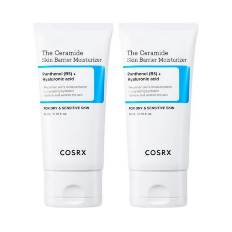 【1+1】ザ·セラミド スキンバリア モイスチャライザークリーム 80ml x 2個