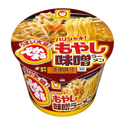 他サイト： マルちゃん でかまる バリシャキ! もやし味噌ラーメン 161g×12個 ( 大盛り / 味噌ラーメン ) 即席 カップラーメン カップ麺 ( コクのある 赤白合わせ味噌 ) インスタントラーメン 東の商品画像