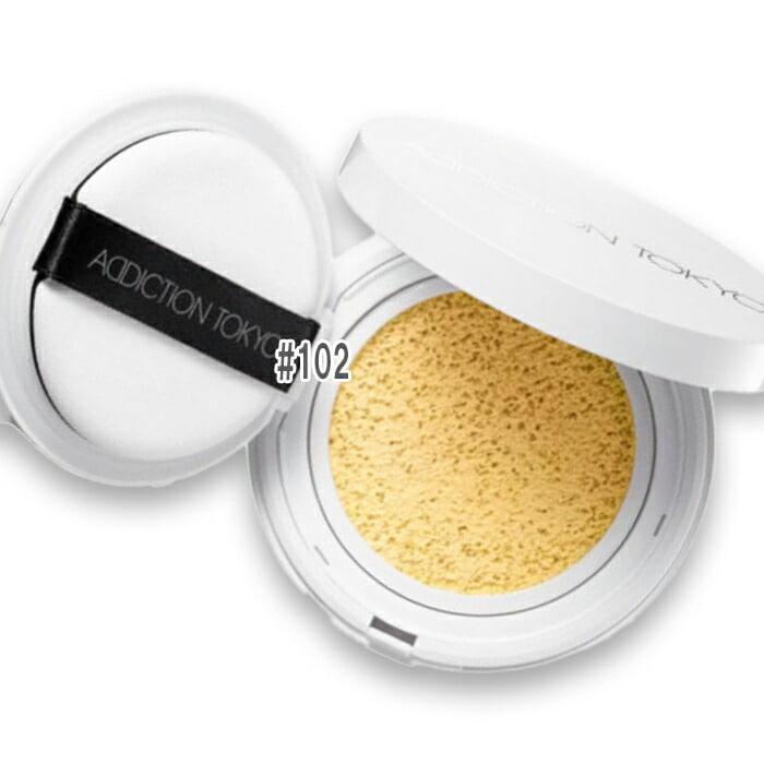 アディクション 【数量限定】スキンケアＵＶ タッチアップ クッション SPF 45 PA+++（レフィル) 102 Milky Yellow