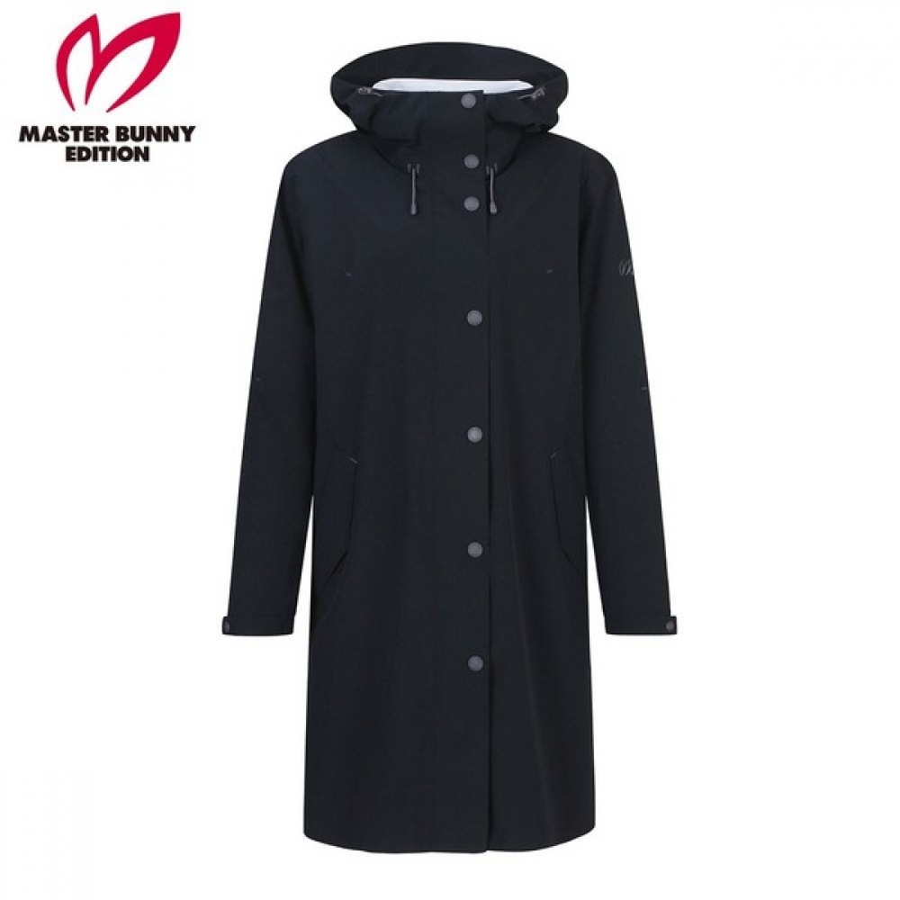 [マスターバニー] レディースフード付きパッカブルレインジャンパー