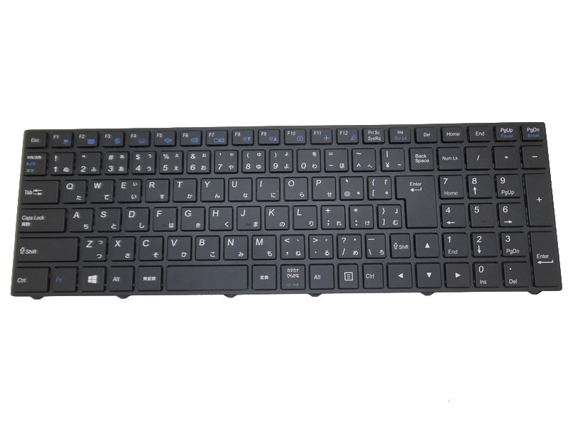 ノートパソコンキーボード 用ラ CLEVO N252GU N250WU N251WU N252WU N250BU N251BU N252BU 日本 JP ブラックフレームとバックライト付き