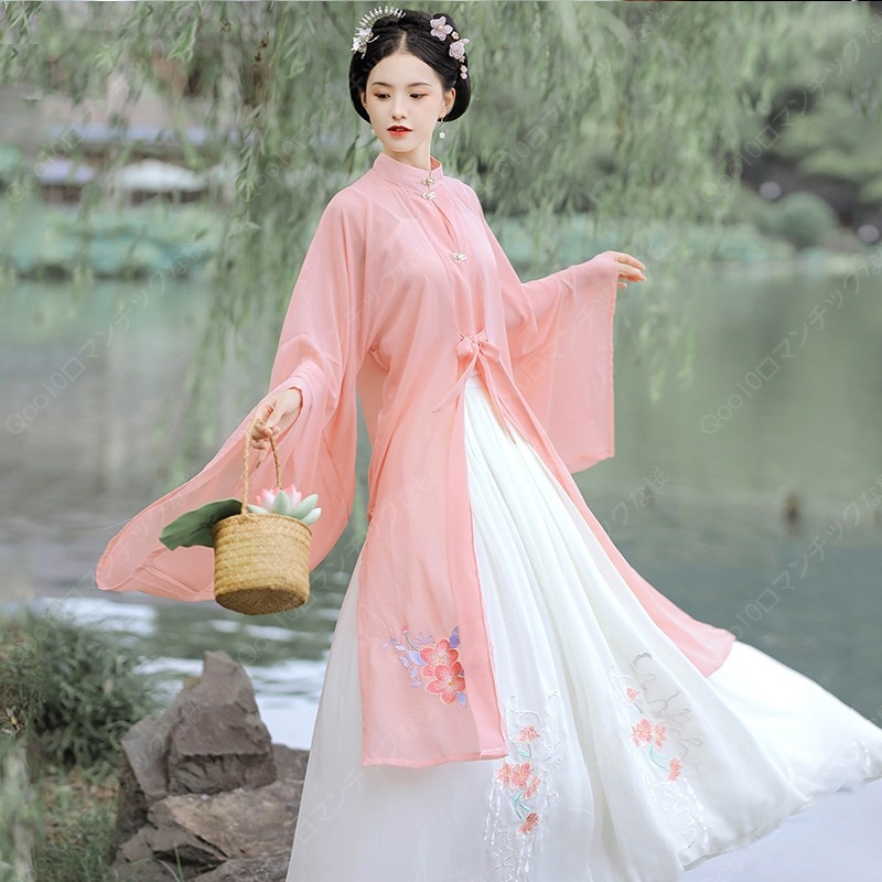 【2024新品追加】【最安値挑戦】チャイナ服 漢服 セットアップ レディース ワンピース プレ衣装 宮廷衣装 ドレス チャイナドレス 唐装漢服 豪華華流 舞台ステージ衣装 中国風-50