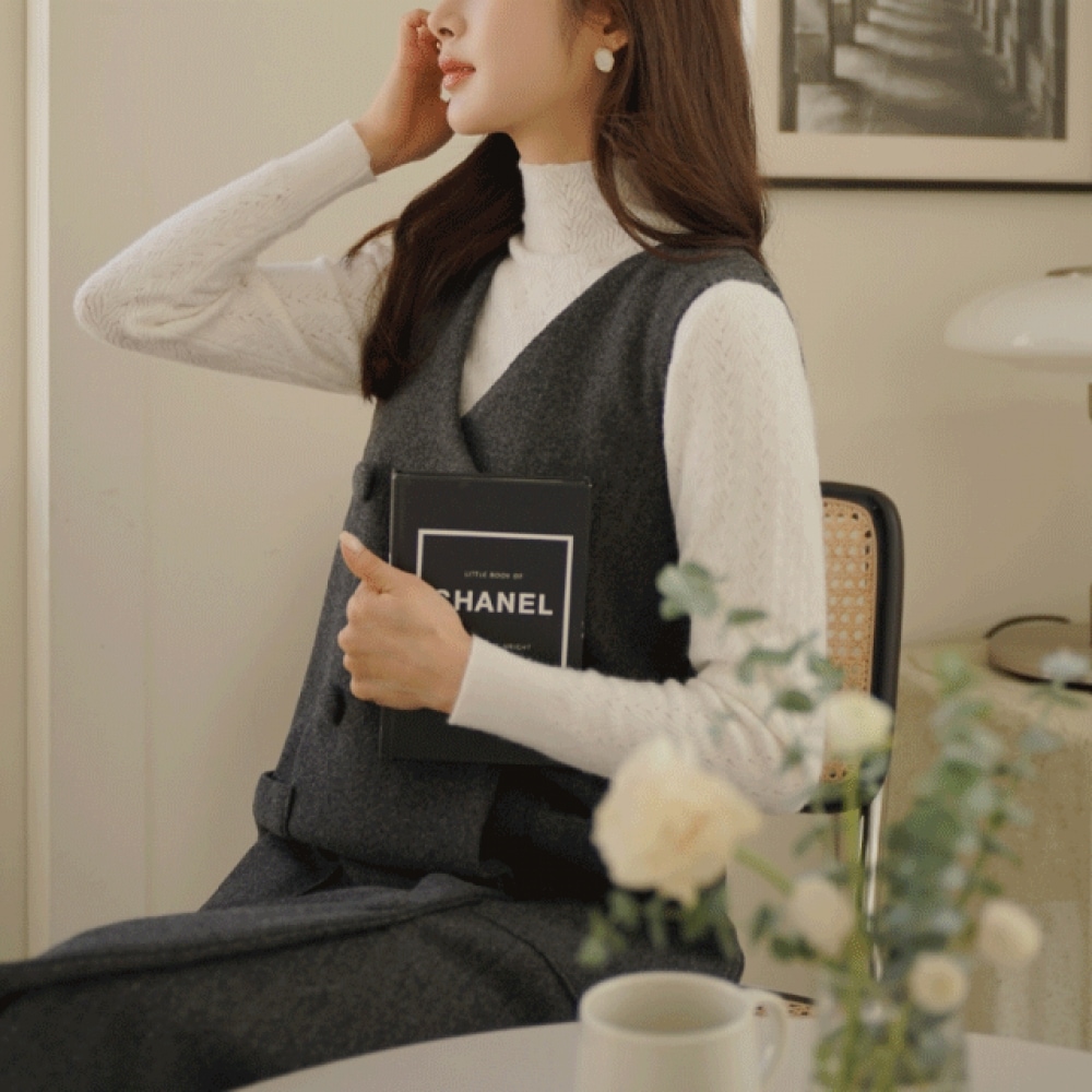 クリック＆ファニールマンダブルウールドレス [無料Lサイズ]