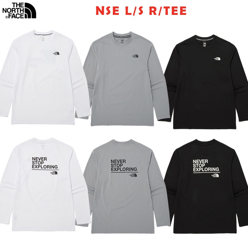 韓国正規品保証 関税負担なし NT7TN60A NSE L/S R/TEEデイリー 基本 着装 男子 女子 人気 韓国 ファッション 男女共用 アウトドア