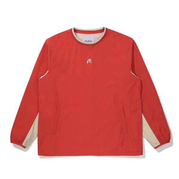 [マルボン公式] カラーブロック長袖ピステ RED