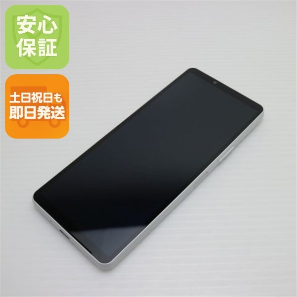 超美品 SO-52D Xperia 10 V ホワイト DoCoMo スマホ SONY 即日発送 土日祝発送OK 77