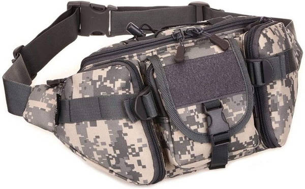 ウエストバッグ 多機能 タクティカル ウエストポーチ 防水 大容量 メンズ レディース メンズ バッグ スポーツ ジョギング ランニング 登山 旅行 アウトドアレジャー 散歩 に最適（ACU迷彩） k