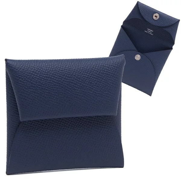 小銭入れ コインケース バスティア W刻印 ブルー メンズ レディース ユニセックス H041054CK P5