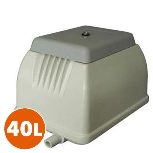 電磁式エアーポンプ 40L NIP-40L ホワイト