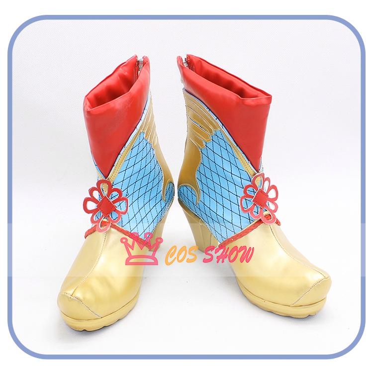 2025新品販売 ツイステ スケアリー ドレス リリア シルバー マレウス コスプレシューズ 靴 ブーツ イベント 文化祭 男女兼用 学園祭 お祭り ハロウィン 撮影用