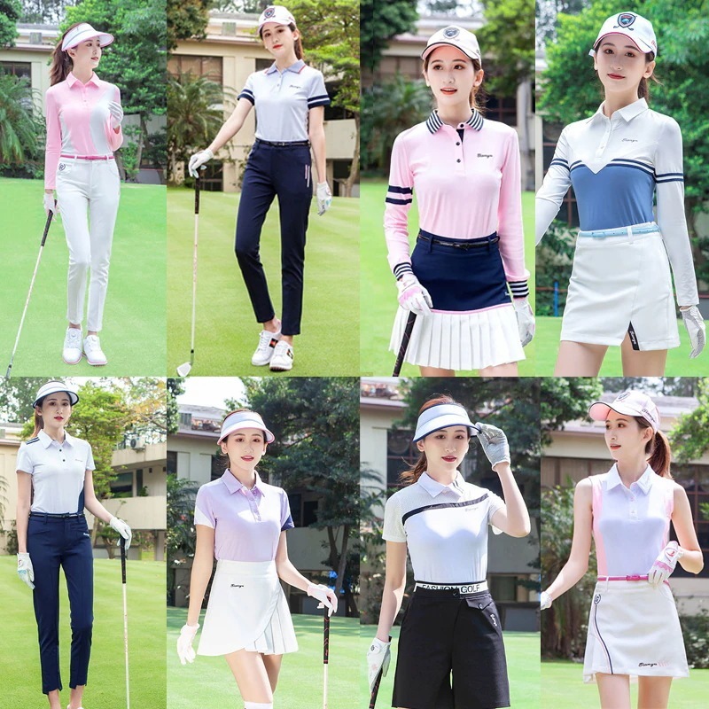 上下セット ゴルフウェア レディース 上着 スカート スポーツ ゴルフ シャツ パンツ ワンピース