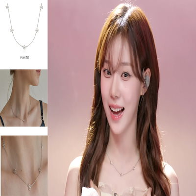 【roaju】Lissome flower necklace〜ネックレス★aespa/ITZY着用 roaju】Lissome flower necklace〜ネックレス☆aespa/ITZY着用