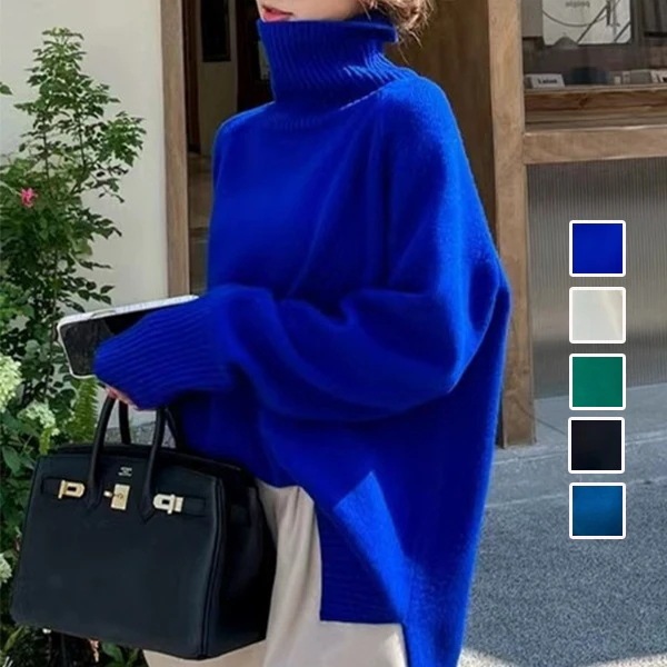 【人気高い】 買わなきゃ損 シンプル 無地 プルオーバー ニットセーター レディース