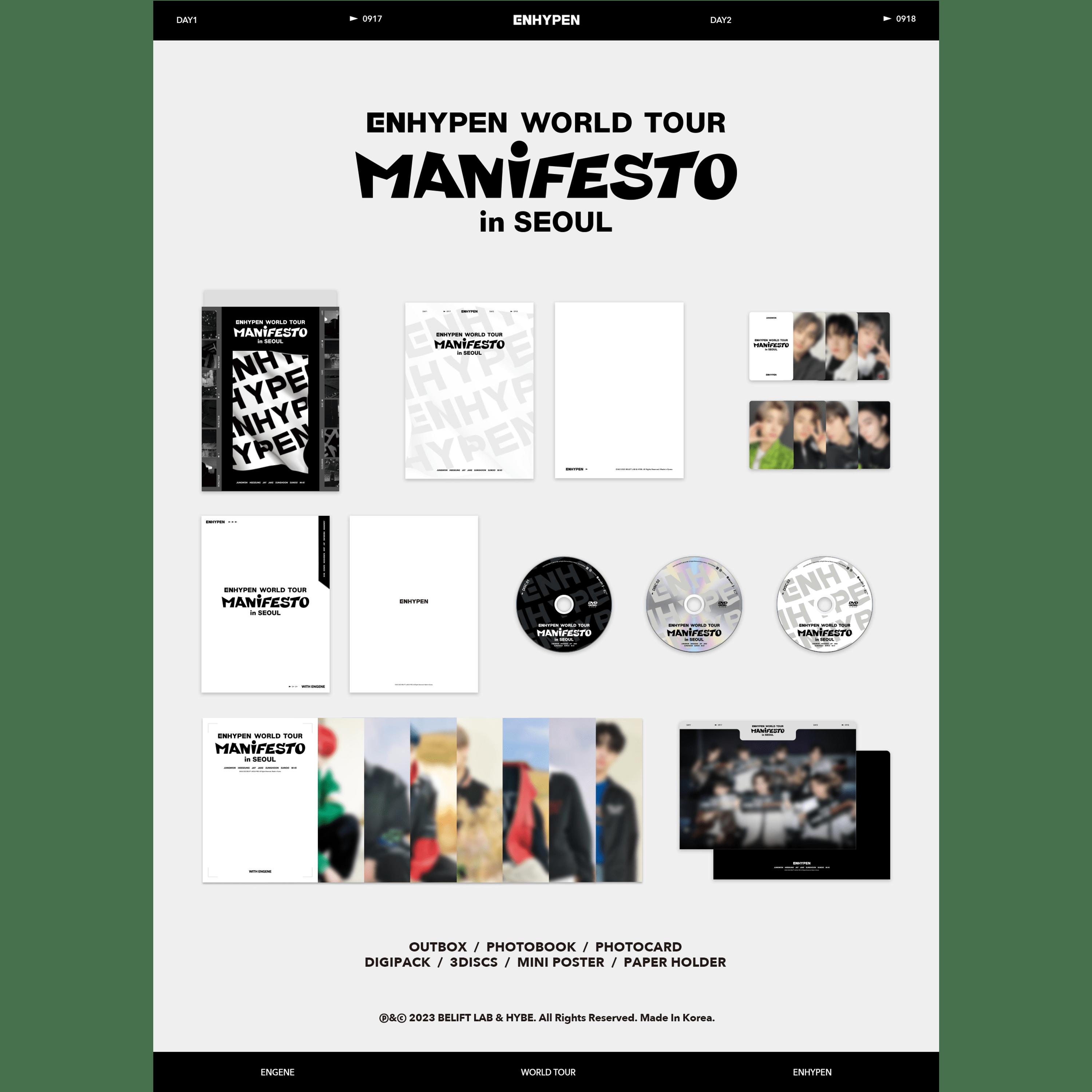 ENHYPEN (エンハイプン) 【ENHYPEN WORLD TOUR in SEOUL】 DVD
