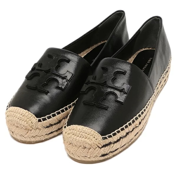 バレエシューズ フラットシューズ エスパドリーユ ブラック レディース TORY BURCH 144346 006