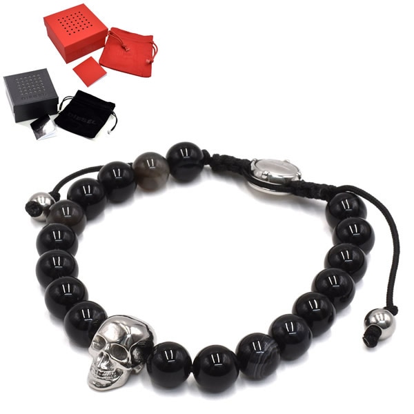 ブレスレット DX1381040 BRACERET アクセサリー メンズ ブラック