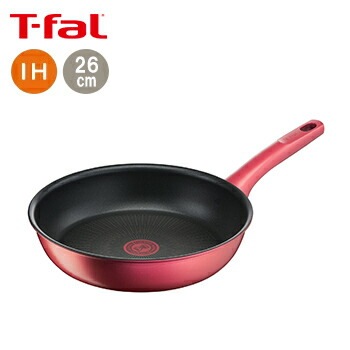 ティファール ＩＨルージュアンリミテッド フライパン26cm G26203【 T-fal T-FAL IH対応 26cm フライパン 調理器具 】