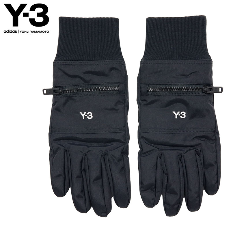 Y-3 手袋 グローブ 撥水 メンズ レディース ブランド 大きいサイズ おしゃれ おすすめ 黒