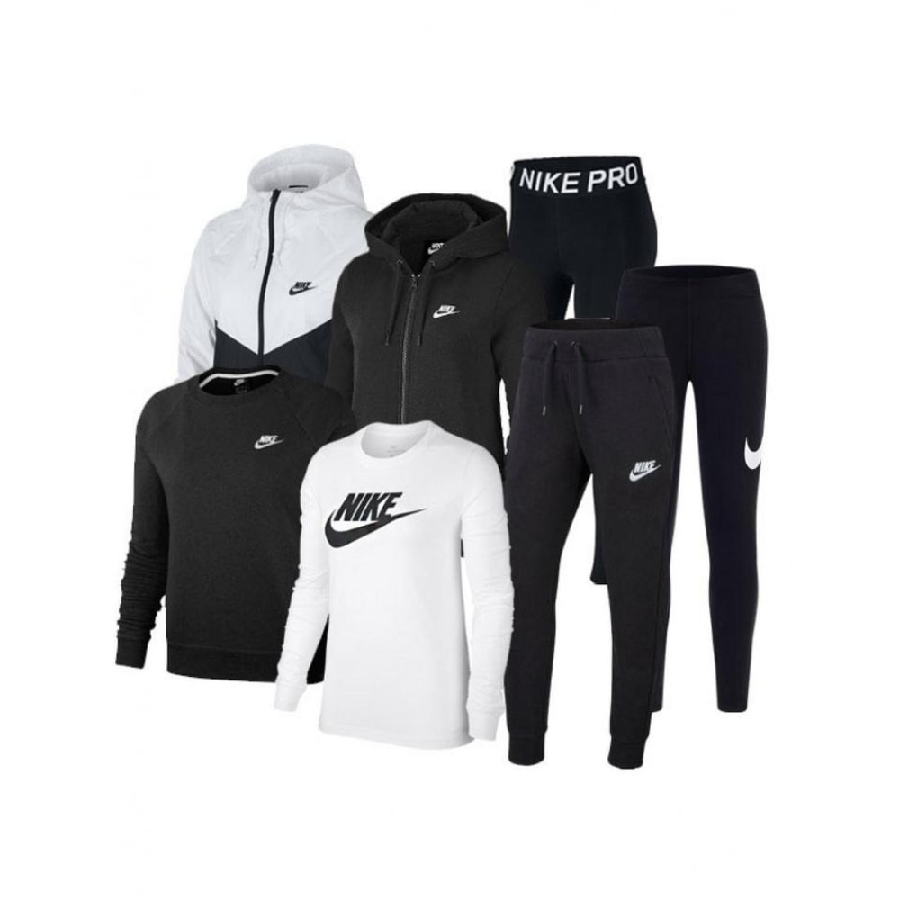 Nike レディーススウェットシャツ/フード付きジップアップ/レギンス/パンツチョイス 1