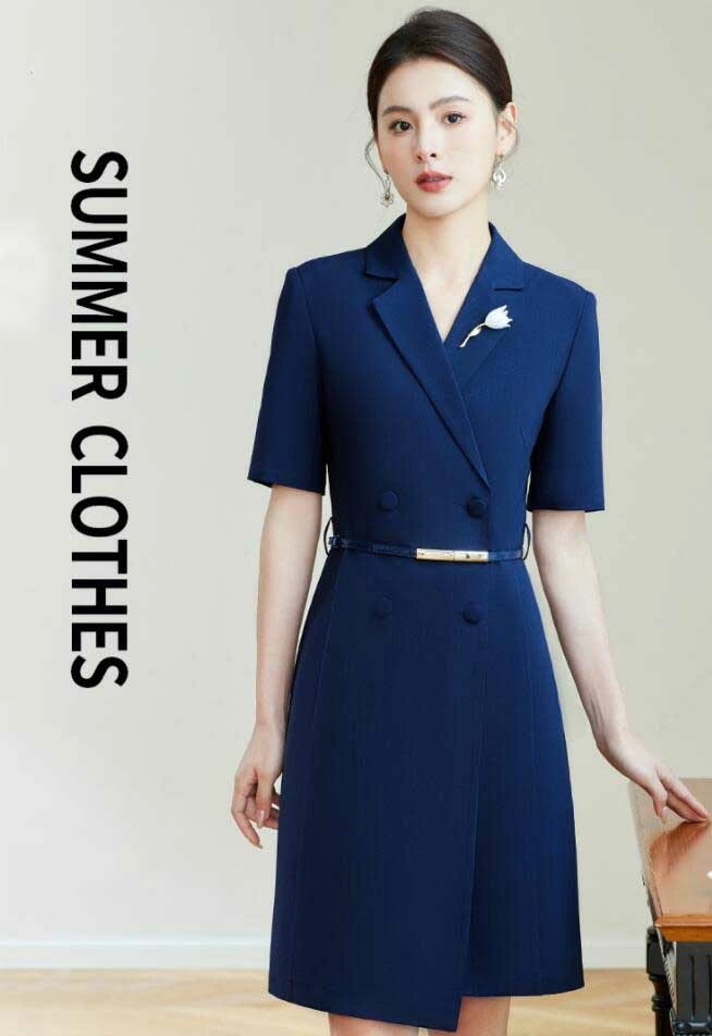 レディース ワンピース エレガント 高級感 無地 スーツワンピース 新着 上品 キレイめ 無地 通勤 ビジネス 就職活動 冠婚葬祭 卒業式 入学祭 お呼ばれ OL オフィス 事務所 着痩せ 半袖 ダブ