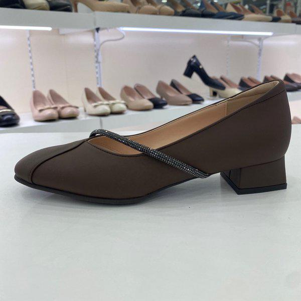 女性フラットローファー PFEHFP587BR HSYF4A GN