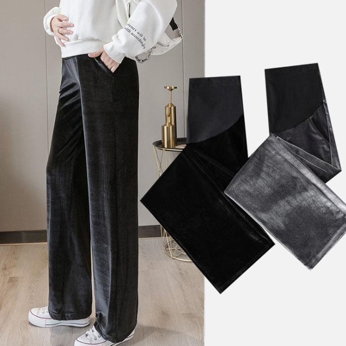 パンツ 売れ筋介護用品も ボトムス マタニティパンツ 長ズボン ワイドパンツ 秋冬 快適 おしゃれb 産前産後 妊娠服