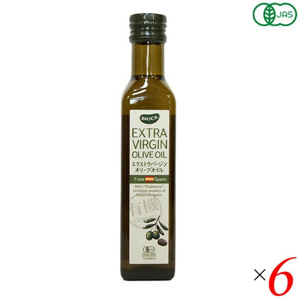 BIOCA ビオカ 有機エクストラバージンオリーブオイル 227g 6本セット