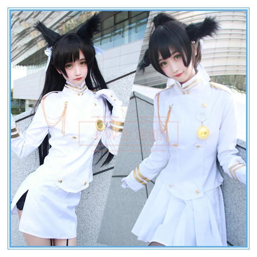 【新品開催 即納】アズールレーン 愛宕 高雄 コスプレ コスチュームセット アニコス 重巡 アニメ 冬コミ あたご アタゴ 重巡洋艦 艦これ アズレン