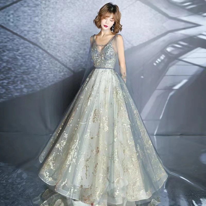 秋新品パーティードレス ワンピース スパンコール 結婚式 成人式 エレガント パーティードレス 誕生日 ロングドレス お呼ばれ 司会者 演奏会 挙式hs6321