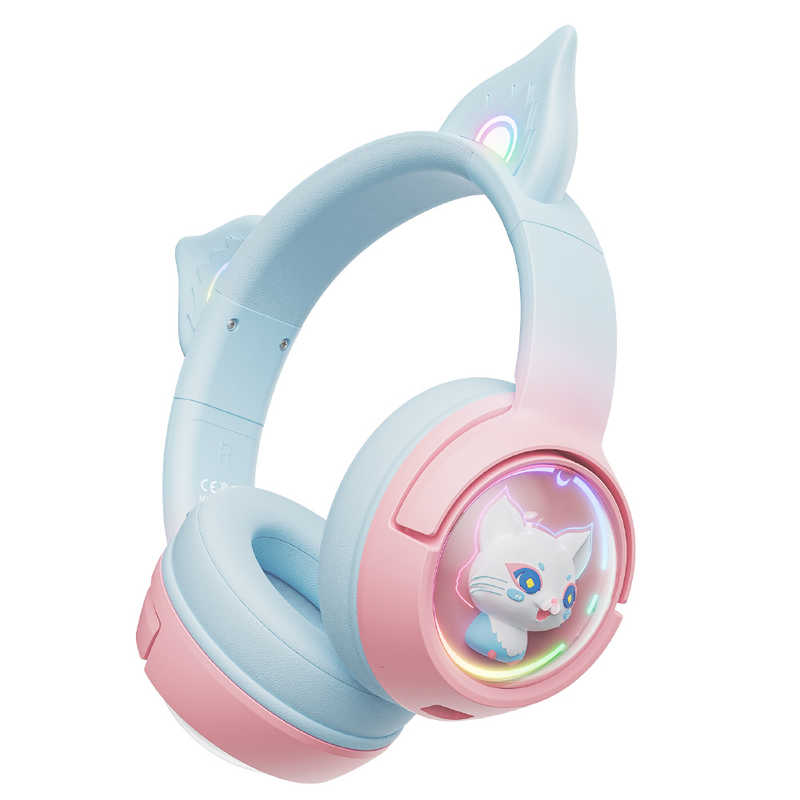 ONIKUMAGAMING　ゲーミングヘッドセット 猫耳ヘッドセット 無線　B5BP