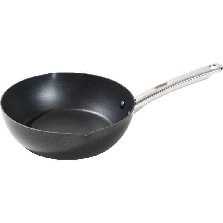 家庭用品 鍋 フライパンマイヤー ミニマル ディープパン 24cm PM-DP24BK (B)