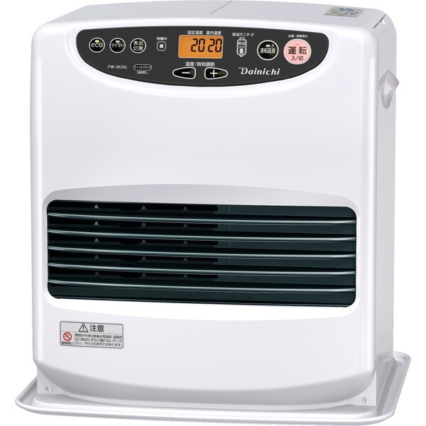 FW-3625L ムーンホワイト 石油ファンヒーター (木造10畳/コンクリ13畳まで)